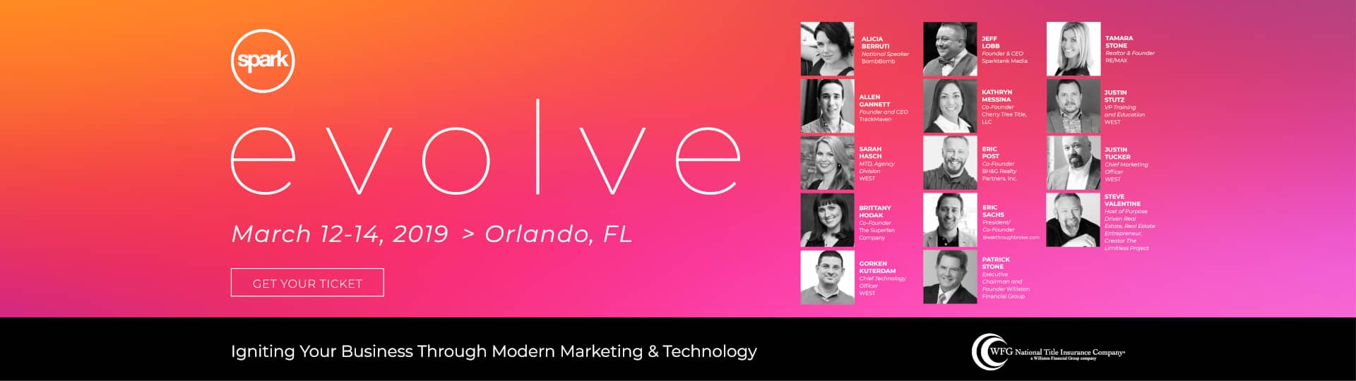 Spark Evolve Web Banner