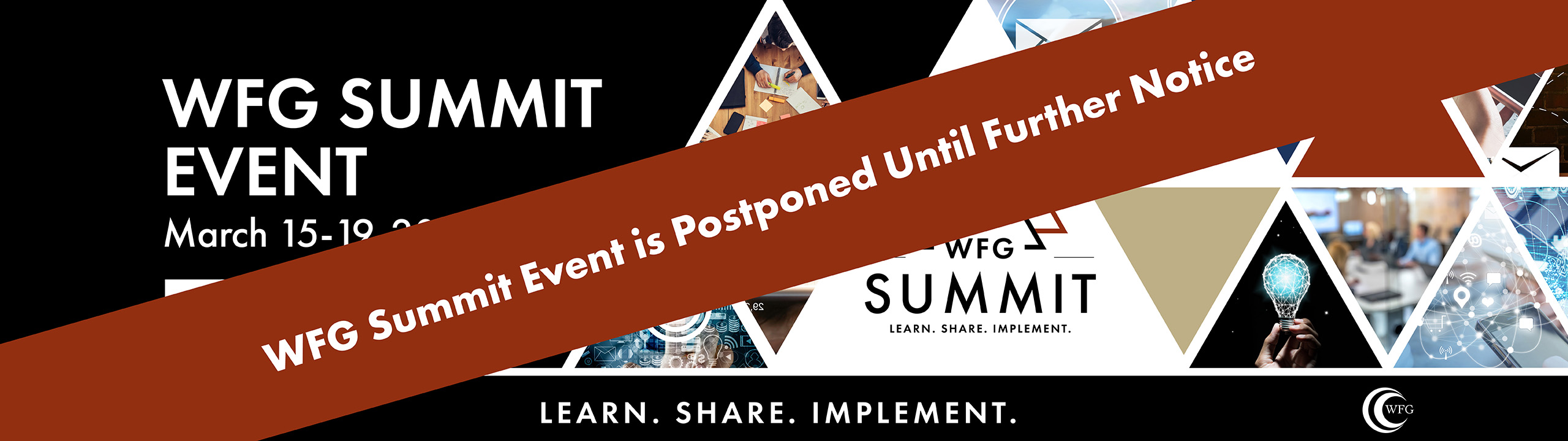 Agency Web Banner Wfg Summit Postponed