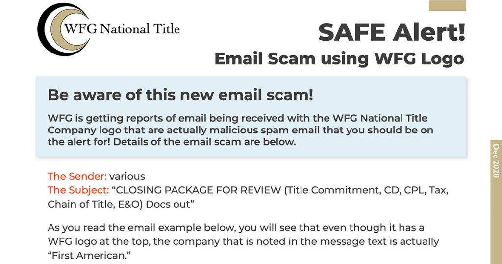 Wfg Safe Alert Dec2020 Email Scam Final Fb