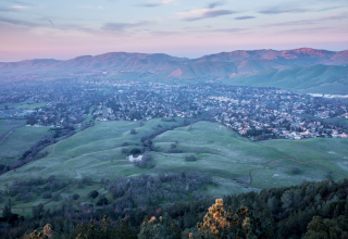 Sunset At Mt. Diablo State Park, Contra Costa County, California