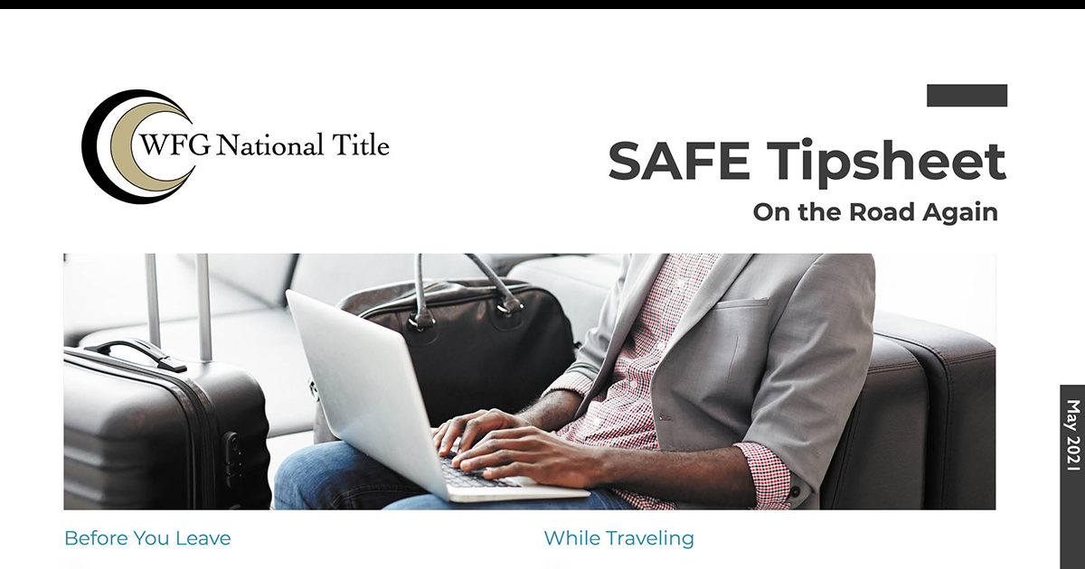 SAFE Tipsheet - On the Road Again