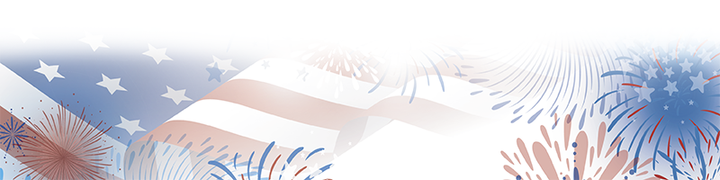 In Observance of the Independence Day Holiday