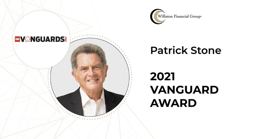 2021 Award Card Pat Stone Vanguards