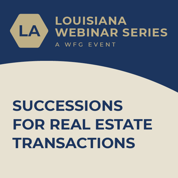 Successions For Real Estate Transactions