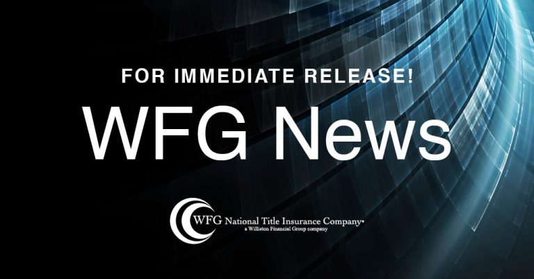 WFG LAUNCHES NATIONAL BUILDER SERVICES DIVISION, APPOINTING INDUSTRY VETERAN SHAUN GONZALES AS PRESIDENT