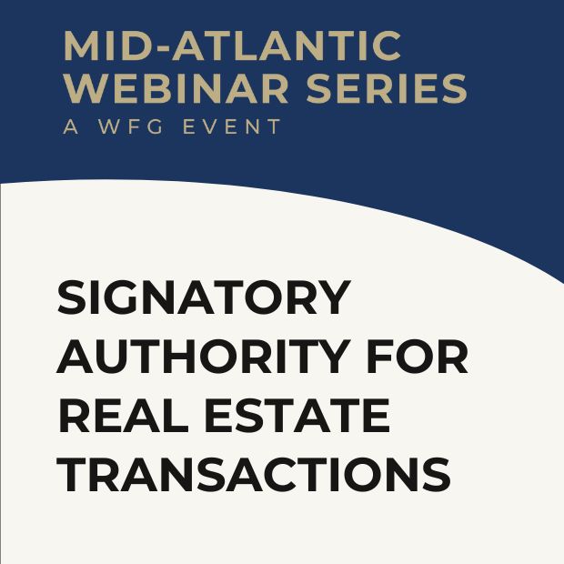 Signatory Authority for Real Estate Transactions