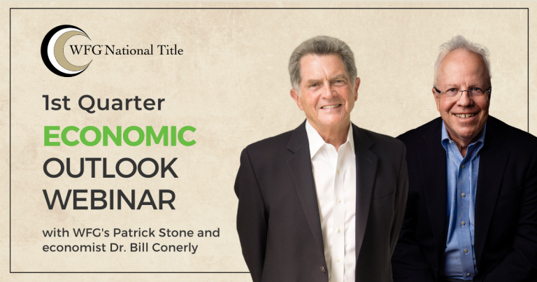 WILLISTON FINANCIAL GROUP EXECUTIVE CHAIRMAN AND FOUNDER PATRICK F. STONE AND ECONOMIST BILL CONERLY, Ph.D. TO HOST Q1 'WFG QUARTERLY ECONOMIC OUTLOOK' WEBINAR ON MARCH 8TH