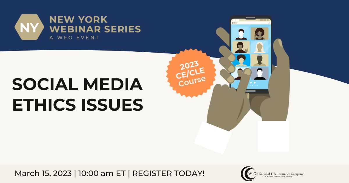 Ny Cle Social Media Ethics Issues Social