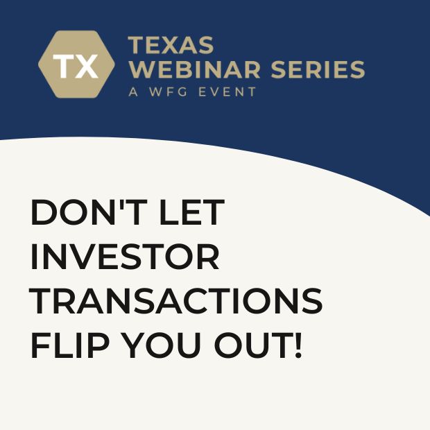 Don't Let Investor Transactions Flip You Out!