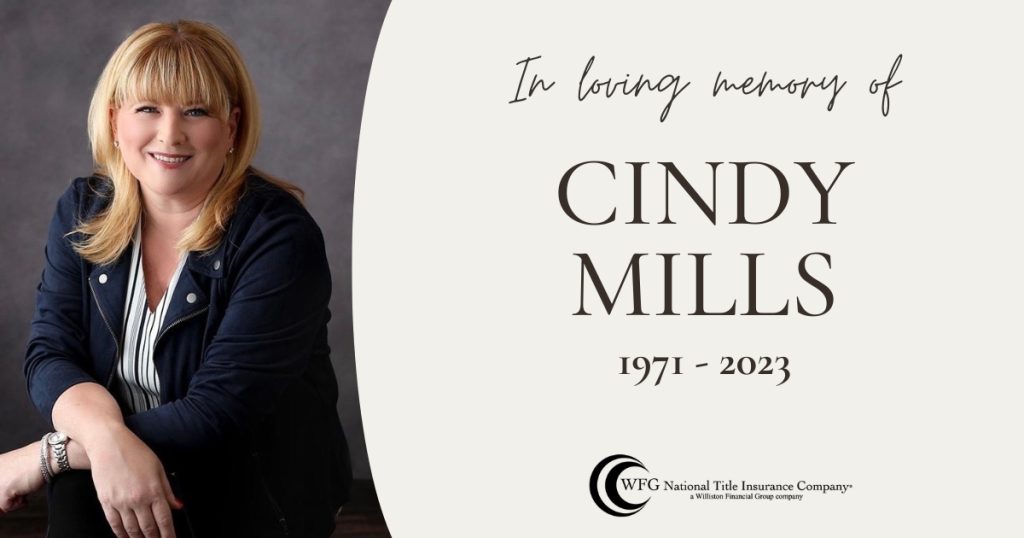 In Memory Of Cindy Mills