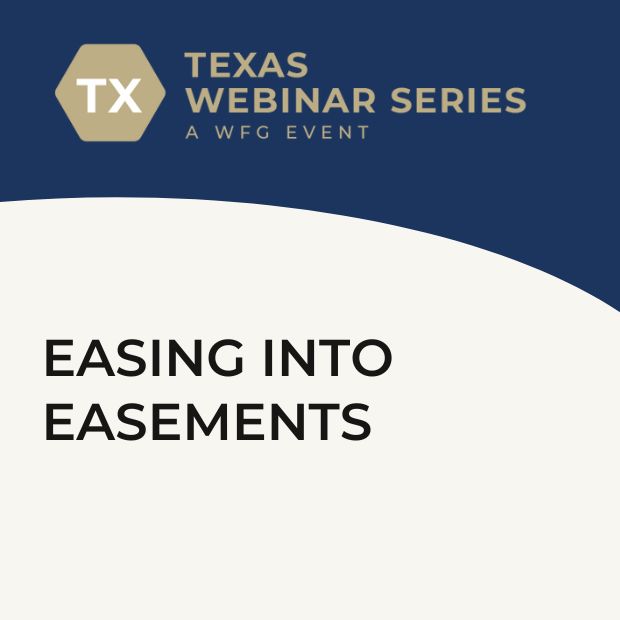 Easing into Easements