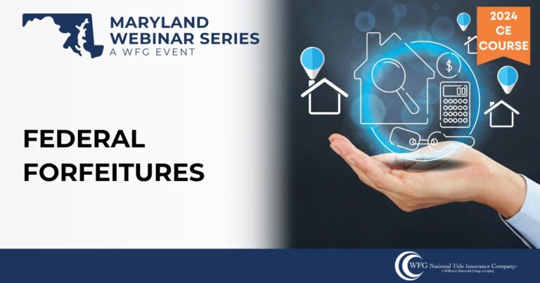 Maryland Webinar | A Primer on Federal Forfeitures