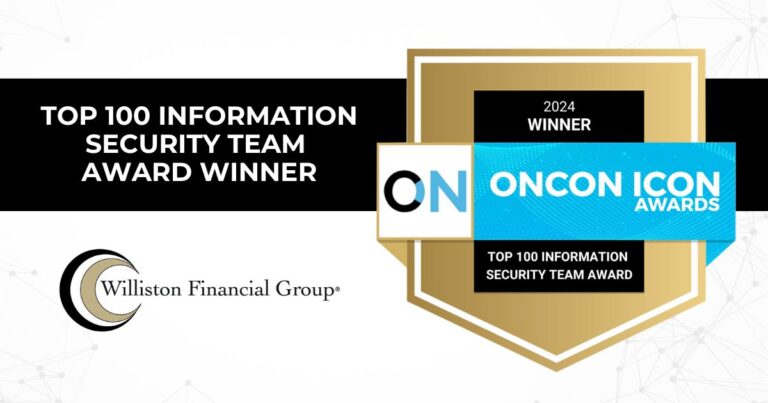 Williston Financial Group Receives Top 100 Information Security Team Award at the 2024 OnCon Icon Awards