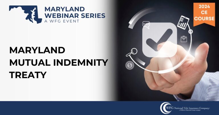 Maryland Webinar | Maryland Mutual Indemnity Treaty