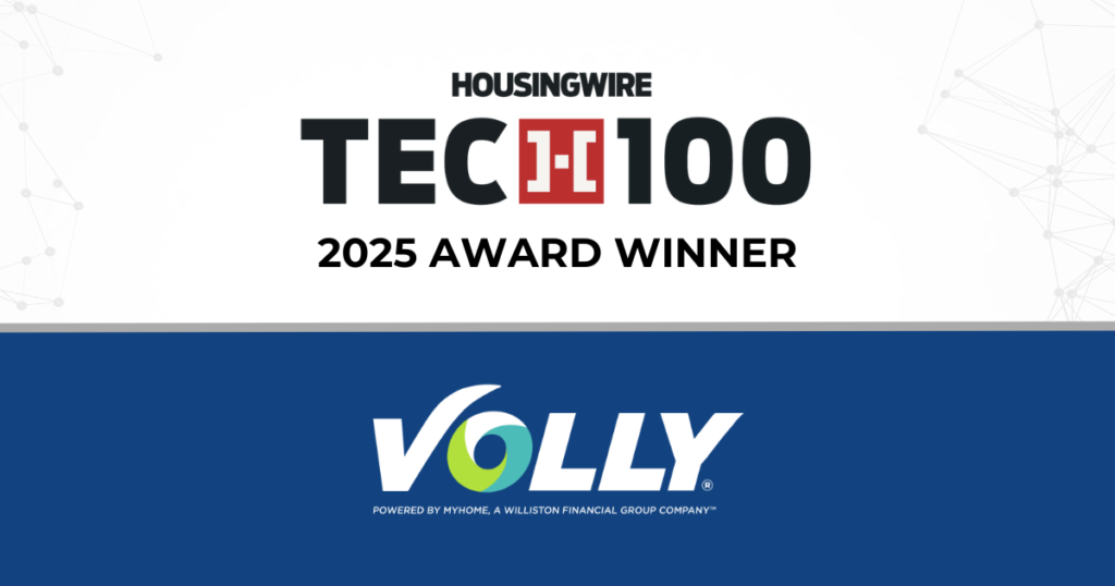 Housingwire Tech100 2025 Award Winner Volly