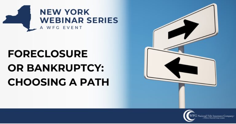 New York Webinar | Foreclosure or Bankruptcy: Choosing a Path