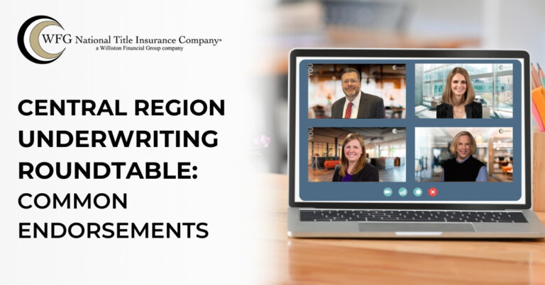 Central Region Underwriting Roundtable | Common Endorsements: Because 