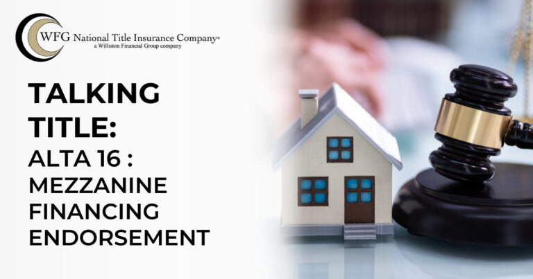 Talking Title With Kimberly Fields | ALTA 16: Mezzanine Financing Endorsement