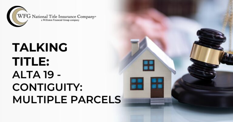 Talking Title with Kimberly Fields | ALTA 19.1 Contiguity - Single Parcel