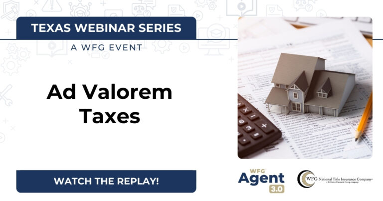 Texas Webinar | Ad Valorem Taxes