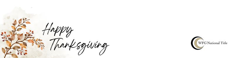 In Observance of the Thanksgiving Holiday