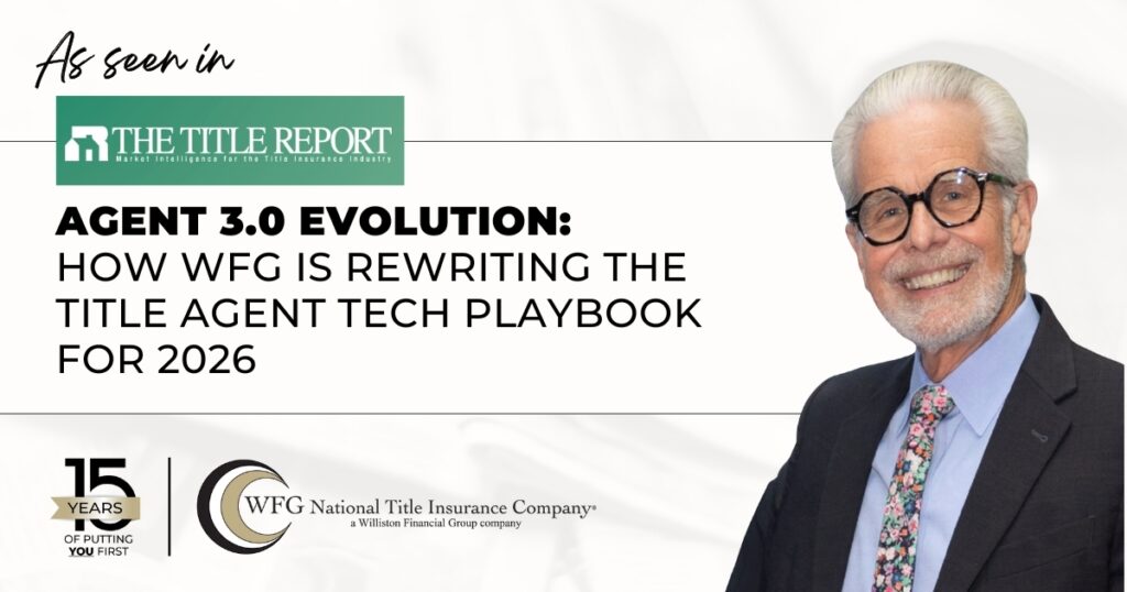 Wfg Title Report 3.0 Evolution News Graphic