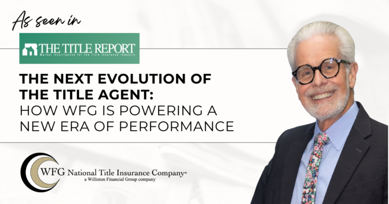 As Seen in October Research’s The Title Report: How WFG Is Powering a New Era of Agent Performance